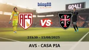 Soi Kèo Bóng Đá - AVS vs Casa Pia 15/08/2025